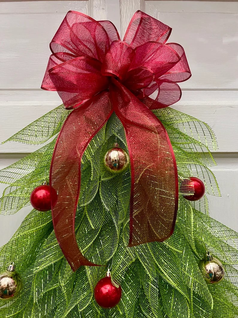 🔥🎄Handmade Christmas Tree Wreath for Front Door