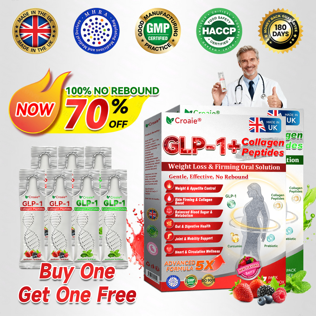 🔥New Arrival | Croaie® 𝑮𝐋𝗣-𝟭 + 𝑪𝒐𝒍𝒍𝙖𝙜𝙚𝙣 𝐏𝐞𝐩𝒕𝒊𝒅𝒆𝒔 𝑾𝒆𝒊𝗴𝗵𝘁 𝐋𝐨𝐬𝐬 & 𝑭𝒊𝒓𝒎𝙞𝙣𝙜 𝑶𝒓𝒂𝐥 𝑺𝒐𝐥𝒖𝒕𝒊𝒐𝒏 💚💚 𝗼𝗯𝗲𝘀𝗶𝘁𝘆, 𝗳𝗶𝗿𝗺𝘀 𝘀𝗸𝗶𝗻, 𝗰𝗮𝗿𝗱𝗶𝗼𝘃𝗮𝘀𝗰𝘂𝗹𝗮𝗿 𝗱𝗶𝘀𝗲𝗮𝘀𝗲, 𝗱𝗶𝗮𝗯𝗲𝘁𝗲𝘀, 𝘀𝗹𝗲𝗲𝗽 𝗮𝗽𝗻𝗲𝗮, 𝗷𝗼𝗶𝗻𝘁 𝗽𝗿𝗼𝗯𝗹𝗲𝗺𝘀, 𝗮𝗻𝗱 𝗺𝗼𝗿𝗲