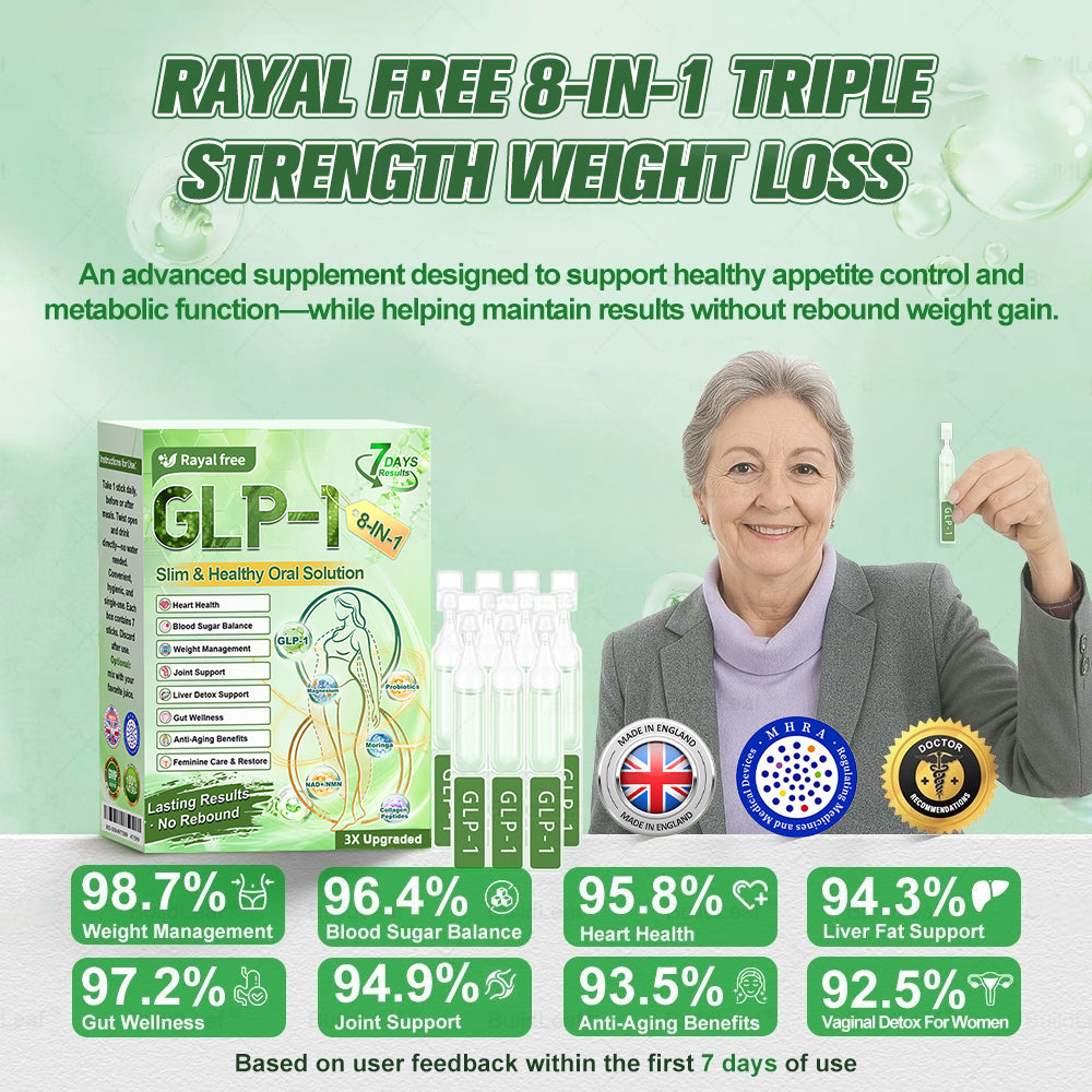 Rayal Free® 𝗚𝗟𝗣-𝟭 𝟖-𝗶𝗻-𝟭 𝗦𝗹𝗶𝗺 & 𝑯𝒆𝒂𝒍𝒕𝒉𝐲 𝑶𝒓𝒂𝒍 𝑺𝒐𝒍𝒖𝒕𝒊𝒐𝒏 𝑂𝑛𝑐𝑒 𝑎 𝑑𝑎𝑦, 𝑣𝑖𝑠𝑖𝑏𝑙𝑒 𝑟𝑒𝑠𝑢𝑙𝑡𝑠 𝑖𝑛 7 𝑑𝑎𝑦𝑠)  ✅ 𝗦𝘂𝗽𝗽𝗼𝗿𝘁𝘀 𝗼𝗯𝗲𝘀𝗶𝘁𝘆, 𝗰𝗮𝗿𝗱𝗶𝗼𝘃𝗮𝘀𝗰𝘂𝗹𝗮𝗿 𝗵𝗲𝗮𝗹𝘁𝗵, 𝗱𝗶𝗮𝗯𝗲𝘁𝗲𝘀, 𝘀𝗹𝗲𝗲𝗽 𝗮𝗽𝗻𝗲𝗮, 𝗴𝘂𝘁 𝗵𝗲𝗮𝗹𝘁𝗵, 𝗷𝗼𝗶𝗻𝘁 𝗶𝘀𝘀𝘂𝗲𝘀, 𝐰𝐡𝐢𝐥𝐞 𝐚𝐥𝐬𝐨 𝐟𝐢𝐫𝐦𝐢𝐧𝐠 𝐭𝐡𝐞 𝐬𝐤𝐢𝐧 𝐚𝐧𝐝 𝐛𝐨𝐨𝐬𝐭𝐢𝐧𝐠 𝐞𝐧𝐞𝐫𝐠𝐲.