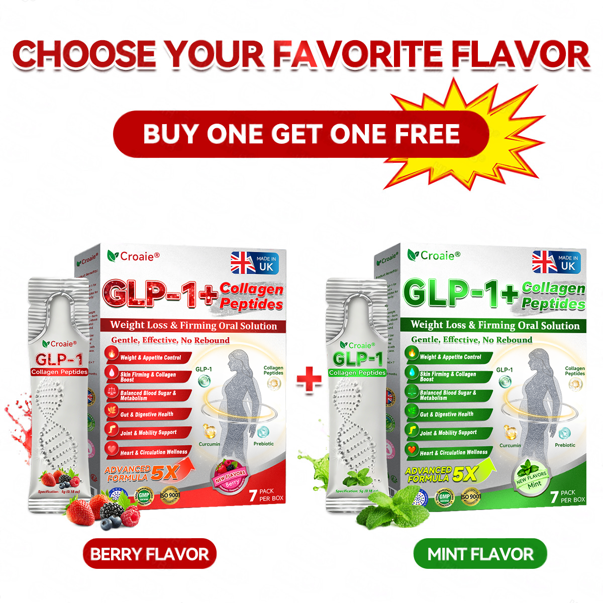 🔥New Arrival | Croaie® 𝑮𝐋𝗣-𝟭 + 𝑪𝒐𝒍𝒍𝙖𝙜𝙚𝙣 𝐏𝐞𝐩𝒕𝒊𝒅𝒆𝒔 𝑾𝒆𝒊𝗴𝗵𝘁 𝐋𝐨𝐬𝐬 & 𝑭𝒊𝒓𝒎𝙞𝙣𝙜 𝑶𝒓𝒂𝐥 𝑺𝒐𝐥𝒖𝒕𝒊𝒐𝒏 💚💚 𝗼𝗯𝗲𝘀𝗶𝘁𝘆, 𝗳𝗶𝗿𝗺𝘀 𝘀𝗸𝗶𝗻, 𝗰𝗮𝗿𝗱𝗶𝗼𝘃𝗮𝘀𝗰𝘂𝗹𝗮𝗿 𝗱𝗶𝘀𝗲𝗮𝘀𝗲, 𝗱𝗶𝗮𝗯𝗲𝘁𝗲𝘀, 𝘀𝗹𝗲𝗲𝗽 𝗮𝗽𝗻𝗲𝗮, 𝗷𝗼𝗶𝗻𝘁 𝗽𝗿𝗼𝗯𝗹𝗲𝗺𝘀, 𝗮𝗻𝗱 𝗺𝗼𝗿𝗲