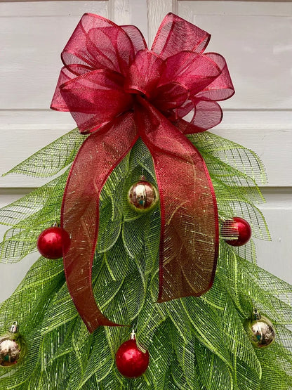 🔥🎄Handmade Christmas Tree Wreath for Front Door