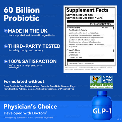 𝐍𝐇𝐒✅𝐎𝐟𝐟𝐢𝐜𝐢𝐚𝗜𝗜𝐲 𝐀𝐮𝐭𝐡𝐨𝐫𝐢𝐬𝐞𝐝 𝐄𝐱𝐜𝐥𝐮𝐬𝐢𝐯𝐞 𝐄𝐝𝐢𝐭𝐢𝐨𝐧 | 𝐊𝒆𝙮𝒆𝘀𝘀® 𝐆 𝗟 𝐏-𝟏 𝐏𝐫𝗼𝐛𝒊𝗼𝐭𝒊𝐜 𝐅𝐮𝗹𝗹-𝐁𝗼𝐝𝐲 𝐒𝐜𝐮𝗹𝐩𝐭𝐢𝐧𝐠 & 𝐇𝐞𝐚𝐥𝐭𝐡 𝐁𝗼𝗼𝐬𝐭 𝐋𝒊𝐭𝐭𝗹𝐞 𝐁𝗹𝐮𝐞 𝐉𝒂𝐫~Activate GLP-1 naturally and lose weight the easy way~Not just weight loss, but a full metabolic upgrade