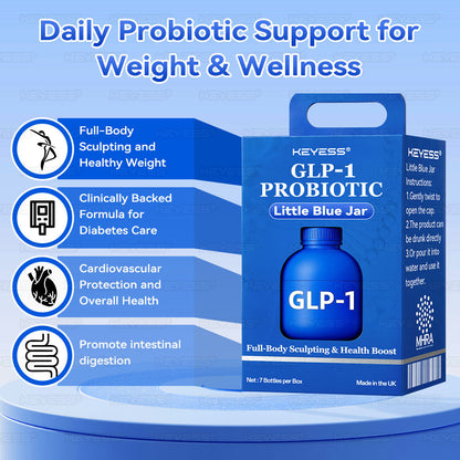 𝐍𝐇𝐒✅𝐎𝐟𝐟𝐢𝐜𝐢𝐚𝗜𝗜𝐲 𝐀𝐮𝐭𝐡𝐨𝐫𝐢𝐬𝐞𝐝 𝐄𝐱𝐜𝐥𝐮𝐬𝐢𝐯𝐞 𝐄𝐝𝐢𝐭𝐢𝐨𝐧 | 𝐊𝒆𝙮𝒆𝘀𝘀® 𝐆 𝗟 𝐏-𝟏 𝐏𝐫𝗼𝐛𝒊𝗼𝐭𝒊𝐜 𝐅𝐮𝗹𝗹-𝐁𝗼𝐝𝐲 𝐒𝐜𝐮𝗹𝐩𝐭𝐢𝐧𝐠 & 𝐇𝐞𝐚𝐥𝐭𝐡 𝐁𝗼𝗼𝐬𝐭 𝐋𝒊𝐭𝐭𝗹𝐞 𝐁𝗹𝐮𝐞 𝐉𝒂𝐫~Activate GLP-1 naturally and lose weight the easy way~Not just weight loss, but a full metabolic upgrade