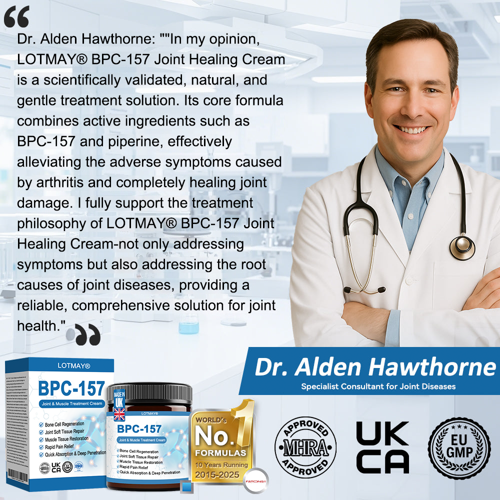 LOTMAY® BPC-157 Joint & Muscle Treatment Cream🦴Treats Arthritis, Neuropathy, Rheumatism, Sports Injuries & More 🌹