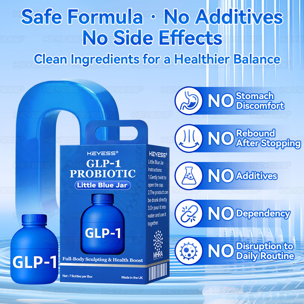 𝐍𝐇𝐒✅𝐎𝐟𝐟𝐢𝐜𝐢𝐚𝗜𝗜𝐲 𝐀𝐮𝐭𝐡𝐨𝐫𝐢𝐬𝐞𝐝 𝐄𝐱𝐜𝐥𝐮𝐬𝐢𝐯𝐞 𝐄𝐝𝐢𝐭𝐢𝐨𝐧 | 𝐊𝒆𝙮𝒆𝘀𝘀® 𝐆 𝗟 𝐏-𝟏 𝐏𝐫𝗼𝐛𝒊𝗼𝐭𝒊𝐜 𝐅𝐮𝗹𝗹-𝐁𝗼𝐝𝐲 𝐒𝐜𝐮𝗹𝐩𝐭𝐢𝐧𝐠 & 𝐇𝐞𝐚𝐥𝐭𝐡 𝐁𝗼𝗼𝐬𝐭 𝐋𝒊𝐭𝐭𝗹𝐞 𝐁𝗹𝐮𝐞 𝐉𝒂𝐫~Activate GLP-1 naturally and lose weight the easy way~Not just weight loss, but a full metabolic upgrade