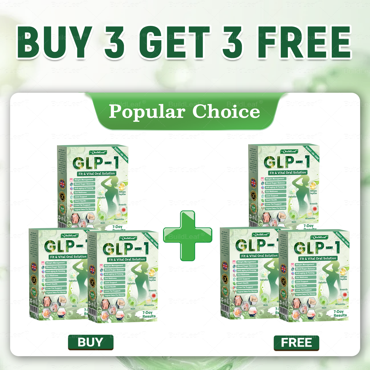 Buy 3🎁Get 3 Free=6 box £36.96/Lose up to 70lbs