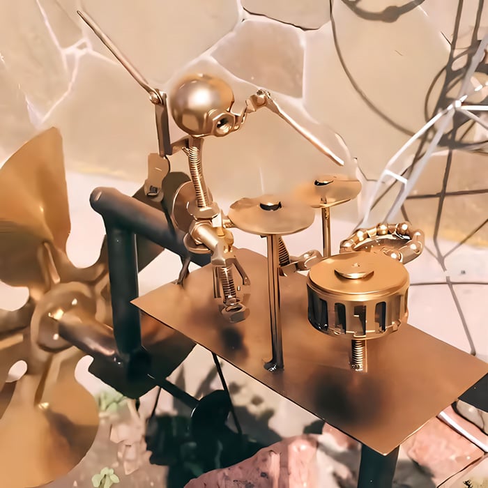 Handmade Metal Rock Band Windmill 🥁🎸(⏰Limited Time 80% Off - Last 30 Minutes ⏰)